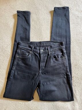 Citizens of Humanity Rocket high rise skinny jeans faded black size 25